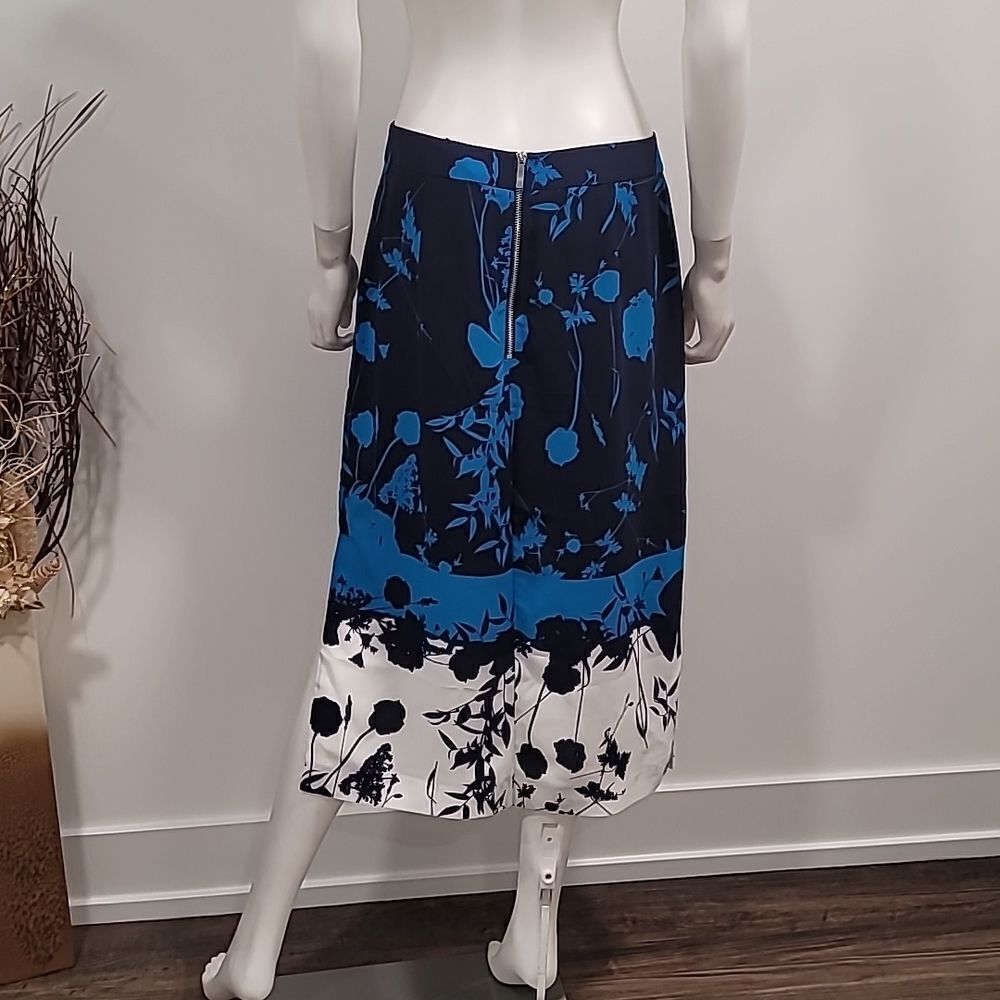 TED Baker Selaah bluebell side slit midi skirt in blue - Picture 8 of 12